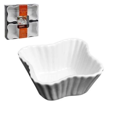 Соусницы фарфор 4шт/наб 7.5*7.5*3.5см