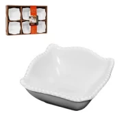 Соусницы фарфор 6шт/наб 7.5*7.5*3см