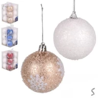 Елочные шарики 7см 12шт/наб