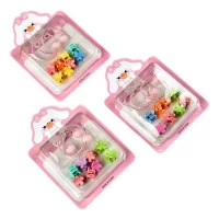 Аксессуары для волос 12шт/наб (4резинки, 8крабиков)