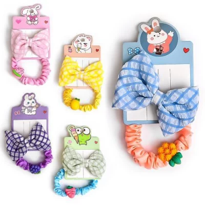 Аксессуары для волос 2пр/наб (1резинка, 1заколка)