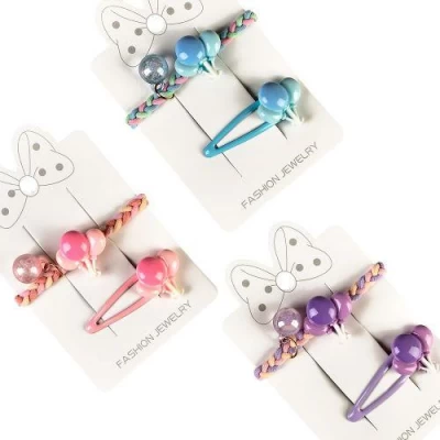 Аксессуары для волос 2пр/наб (резинка, заколка)