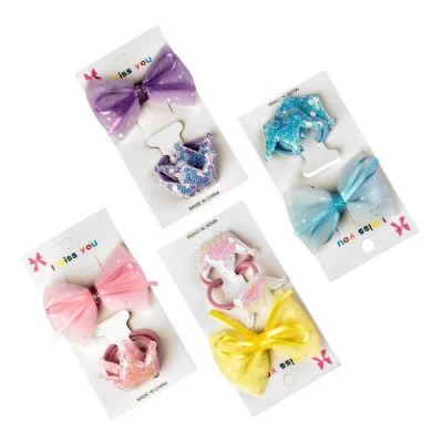 Аксессуары для волос 3пр/наб (2резинки, 1 заколка)