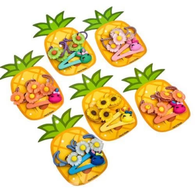 Аксессуары для волос 5пр/наб (4резинки, 1заколка)