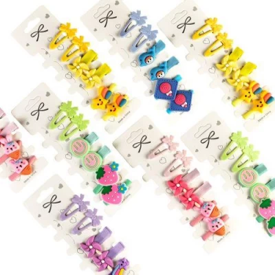 Аксессуары для волос 6шт/наб (2резинки, 4заколки)