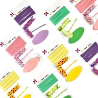 Аксессуары для волос 6шт/наб (3резинки, 3заколки)