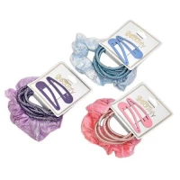 Аксессуары для волос 8пр/наб (6резинок, 2заколки)