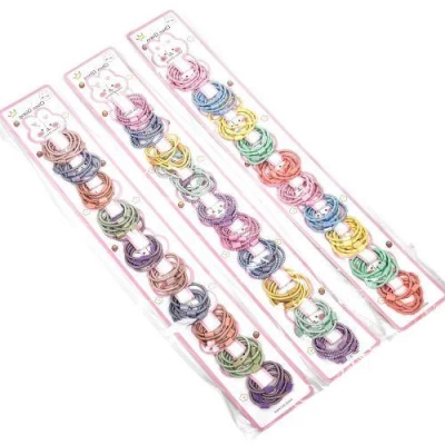 Резинки для волос 50шт/наб (10наб по 5шт)