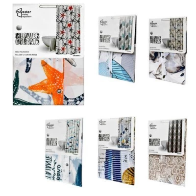 Штора в ванную 180*180см Штора в ванную 180*180см