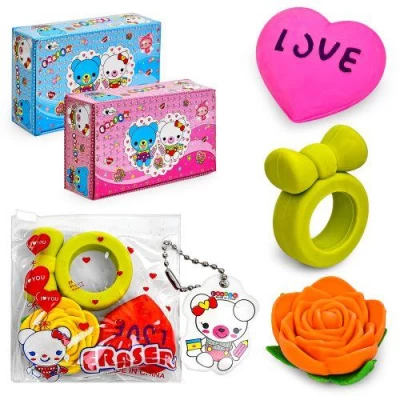 Ластик "Present" 3шт/наб