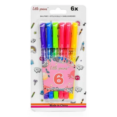 Ручка шариковая 6шт/наб синяя Ручка шариковая 6шт/наб синяя