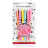 Ручка шариковая 6шт/наб синяя