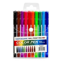 Ручки шариковые 10цв