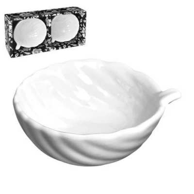 Соусницы фарфор 2шт/наб 9*9*4см