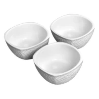 Соусницы фарфор 3шт/наб 9*9*4.5см