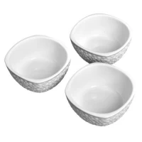 Соусницы фарфор 3шт/наб 9*9*4.5см