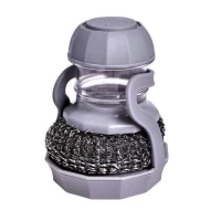 Щетка для мытья посуды с резервуаром для моющего средства 12*8.5см