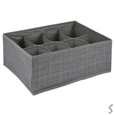 Коробка-органайзер для хранения белья 8отд 32*24*12см