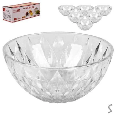 Салатники стекло 6шт/наб 11.5*5см