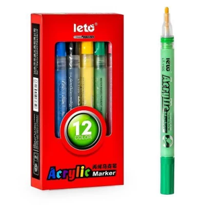 Маркеры акриловые 12цв Маркеры акриловые 12цв