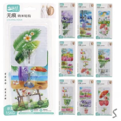 Крючки декоративные самоклеющиеся 3шт/наб Крючки декоративные самоклеющиеся 3шт/наб