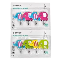 Крючки декоративные самоклеющиеся 4шт/наб