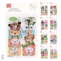 Крючки декоративные самоклеющиеся 8шт/наб