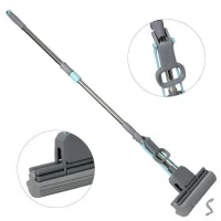 Швабра с двойным отжимом и телескопической ручкой 125*28см