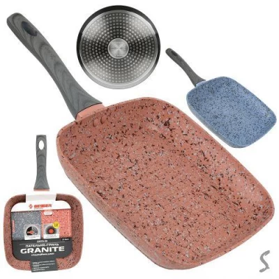 Сковорода-гриль литая 