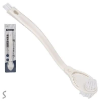 Щетка для обуви с тремя головками 25см