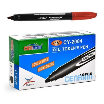 Маркер перманентный красный Маркер перманентный красный