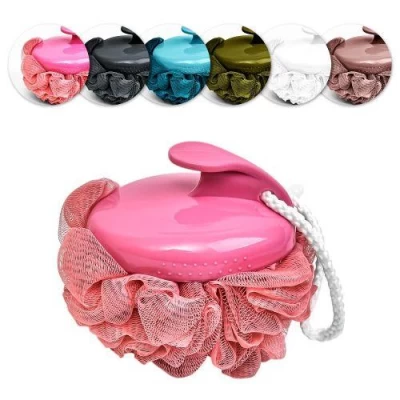 Мочалка-бант с ручкой 40г