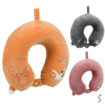 Подушка-подкова ортопедическая дорожная под шею 