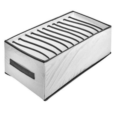 Коробка-органайзер для хранения белья 12отд 44*25*17см