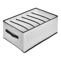 Коробка-органайзер для хранения белья 6отд 44*25*20см