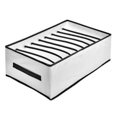 Коробка-органайзер для хранения белья 9отд 44*25*17см