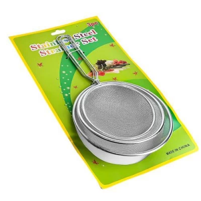 Сито с ручкой SS 3пр/наб 12/14/16см Сито с ручкой SS 3пр/наб 12/14/16см