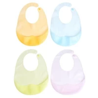 Слюнявчик силиконовый с карманом 21*29см