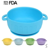 Тарелка силиконовая глубокая 15*11.8*5.7см