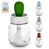 Бутылка для масла с силиконовой щеточкой 280мл