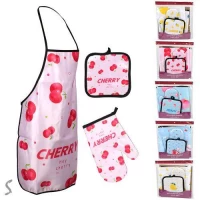 Кухонный набор (рукавица, прихватка, передник) 3пр/наб 53*68см