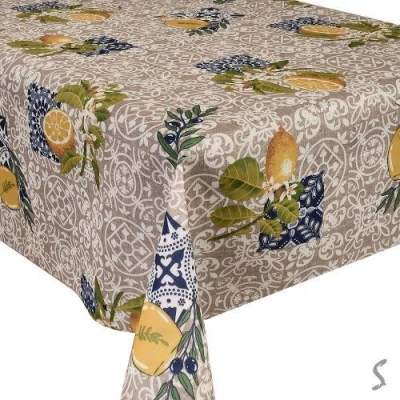 Скатерть в рулоне тефлон водо-грязеотталкивающая с принтом 1.40*20м