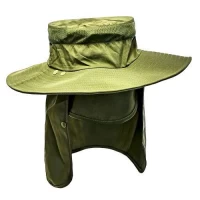 Шляпа с защитой шеи и лица от солнца 58-60см