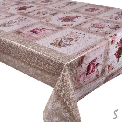 Клеенка ПВХ с рисунками 3D на тканевой основе 1.37*20м