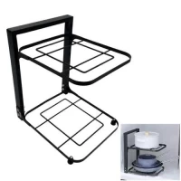 Полка-органайзер кухонный под кастрюли 2яр 26*22*33см