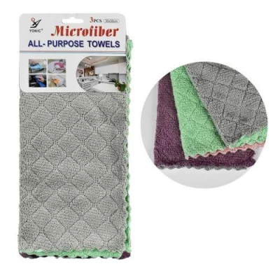 Салфетка для уборки 2шт/уп 30*30см Салфетка для уборки 2шт/уп 30*30см