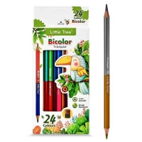 Карандаши двухсторонние 12/24цв