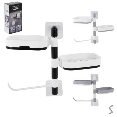 Полка в ванную настенная 11.5*6.5*21.5см Полка в ванную настенная 11.5*6.5*21.5см