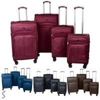 Чемодан текстиль 20/24/28/32'' 4шт/наб (облегченный)