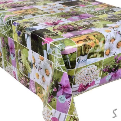 Клеенка ПВХ 3-хсл. глянцевая на ткан.основе Glossy 1.37*20м